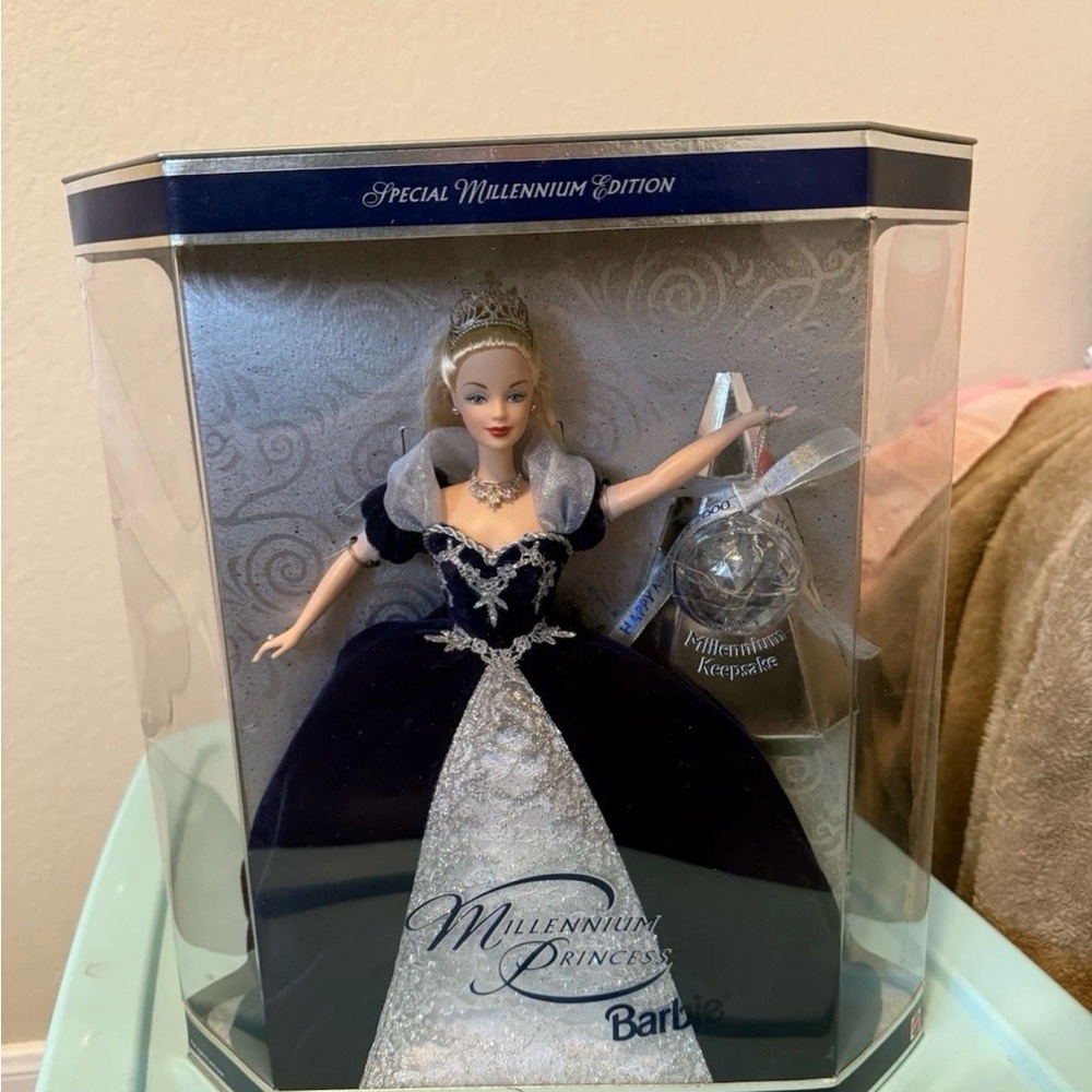 Barbie Millennium Princess in Navy and Silver Gown